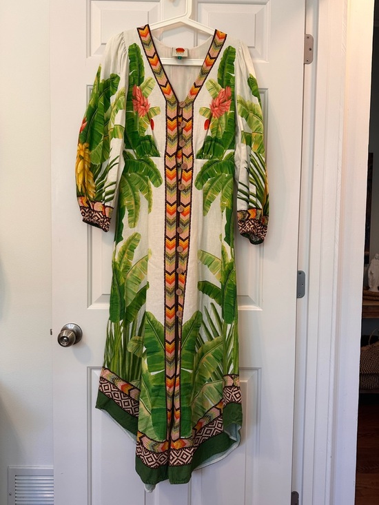 FARM Rio Dresses & Skirts - FARM Rio Maxi Dress, Banana Leaf Print